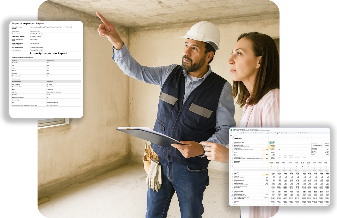 Expert property inspection report with detailed analysis