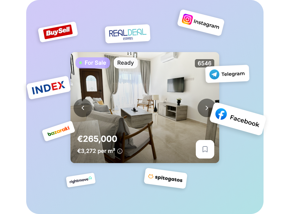 Property selling platforms and marketing reach